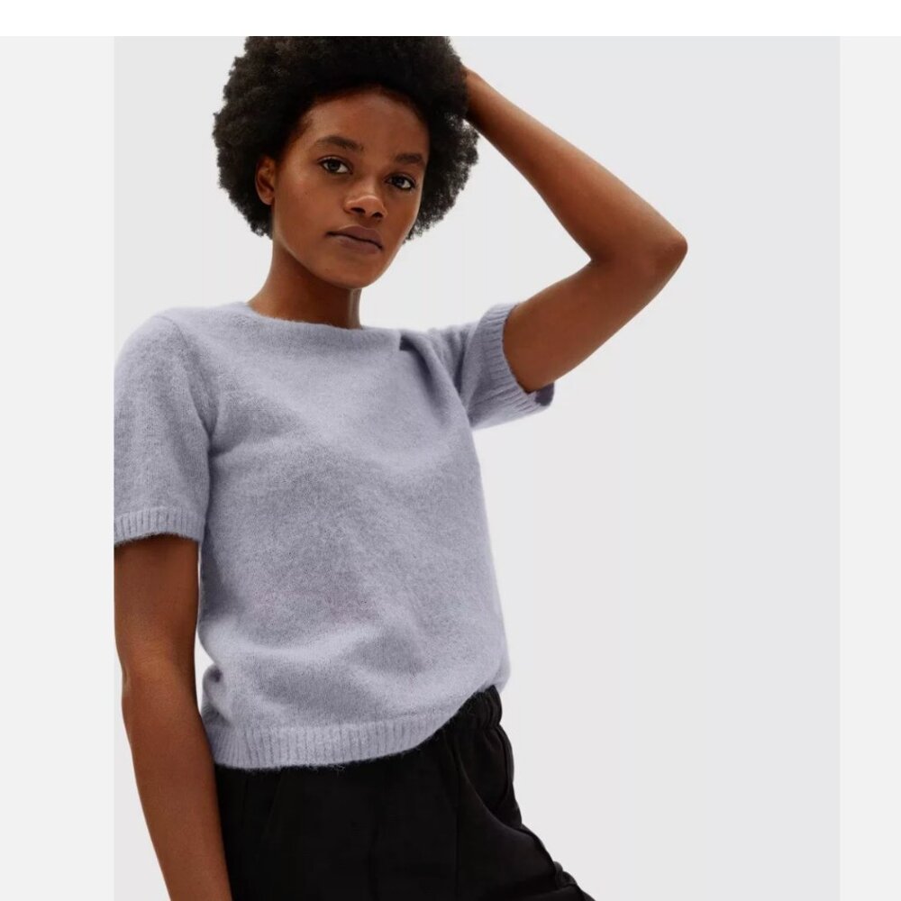 Everlane Light Purple Short Sleeve Tee